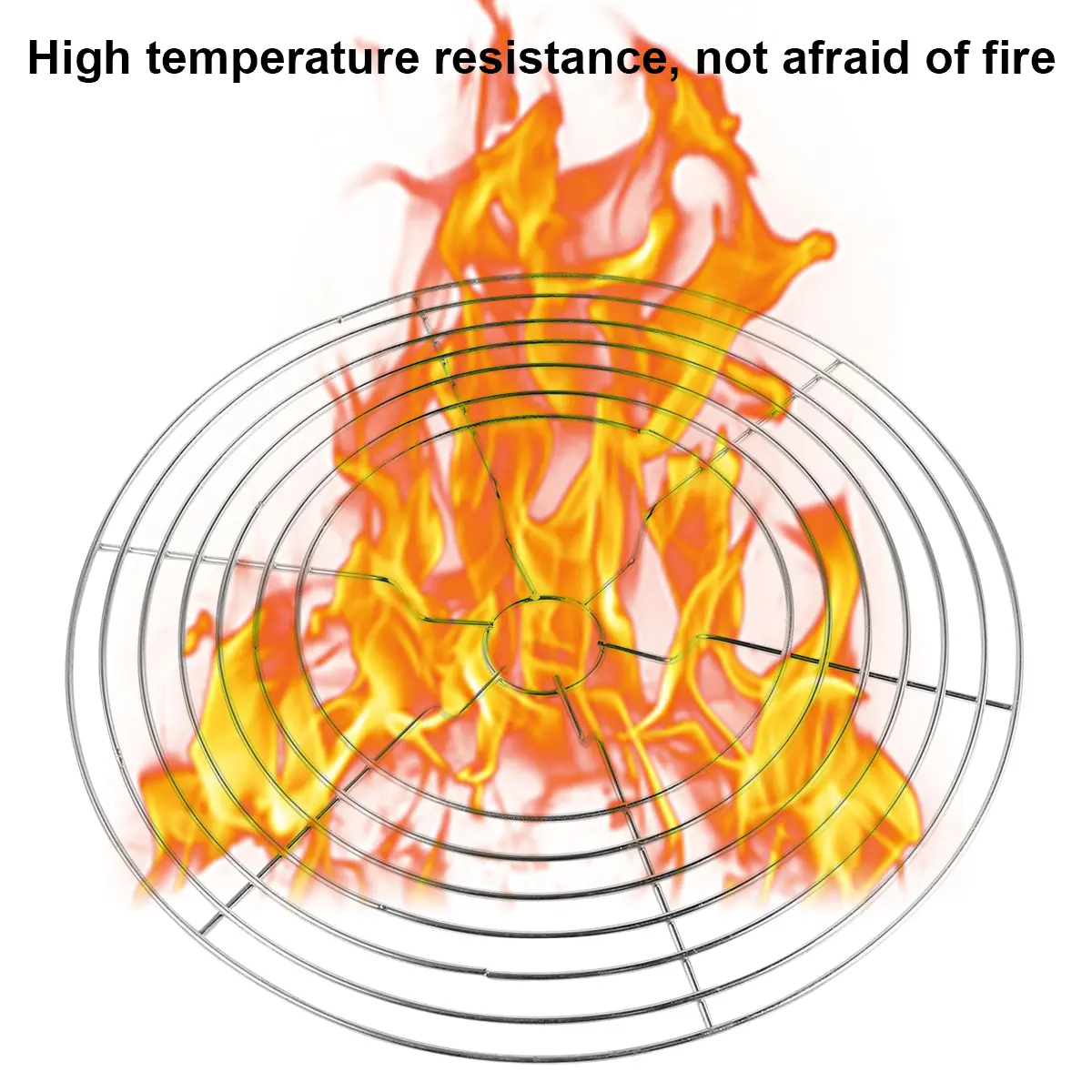 Gas Stove Rack High Temperature Resistance Oil Resistant Easy Clean Kitchen Supplies Small Pan Support Practical