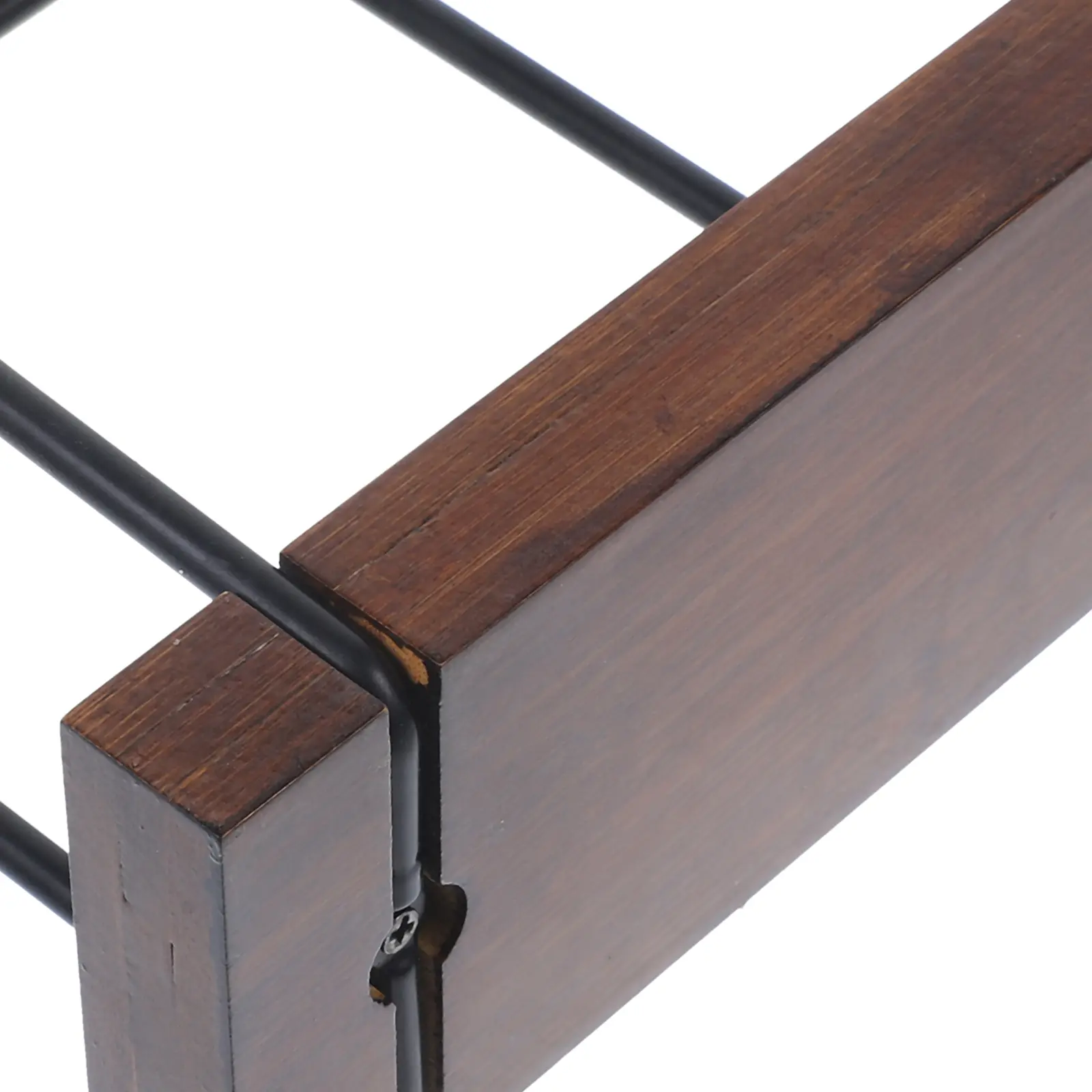 Rustic Napkin Holder Stand Iron Wood Table Holder Farmhouse Style Paper Napkin Dispenser for Kitchen Bar