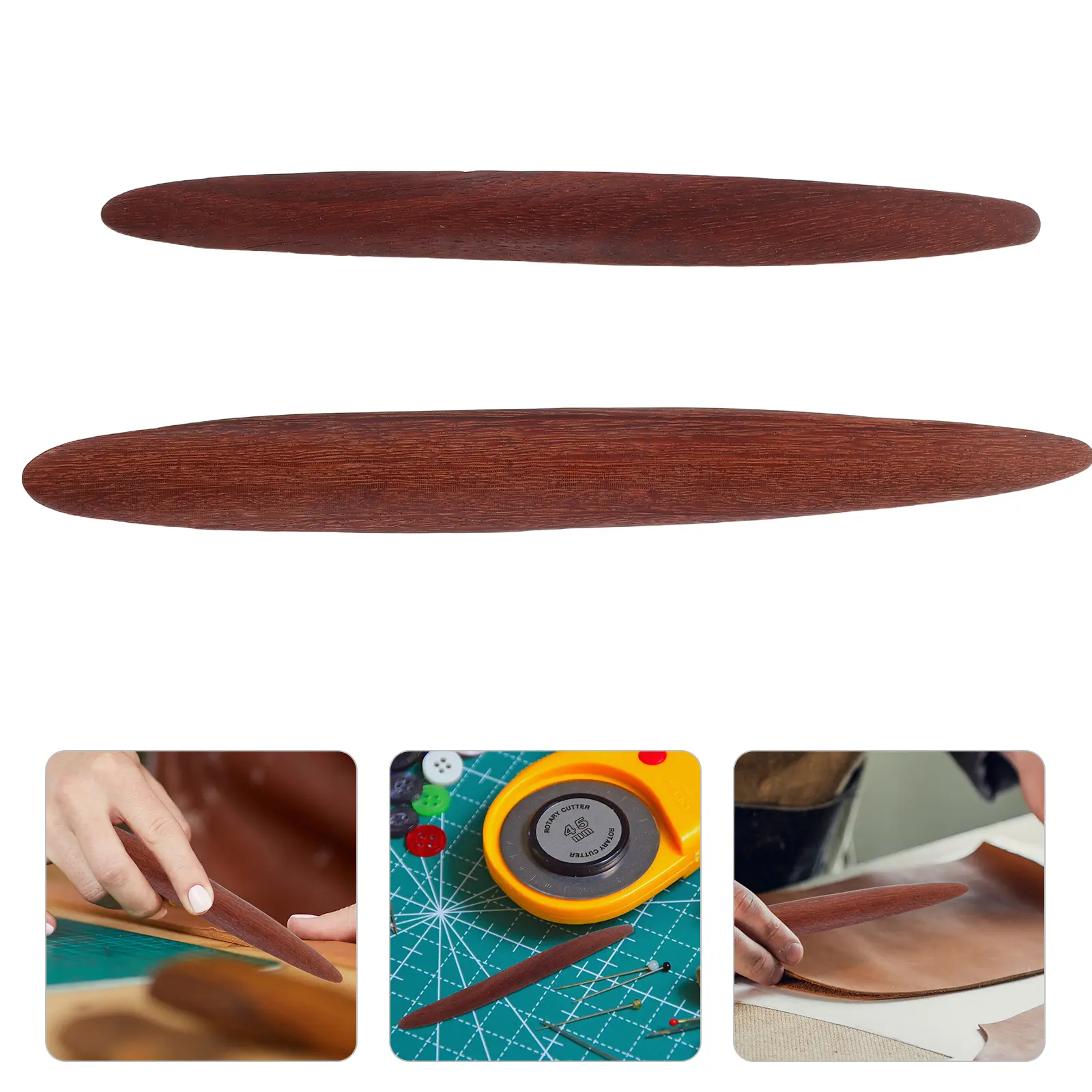 2pcs Edge Trimming Tools DIY Precision Shaping Burnishing Beveler for Handmade Crafts Paper Scoring Durable Skiving