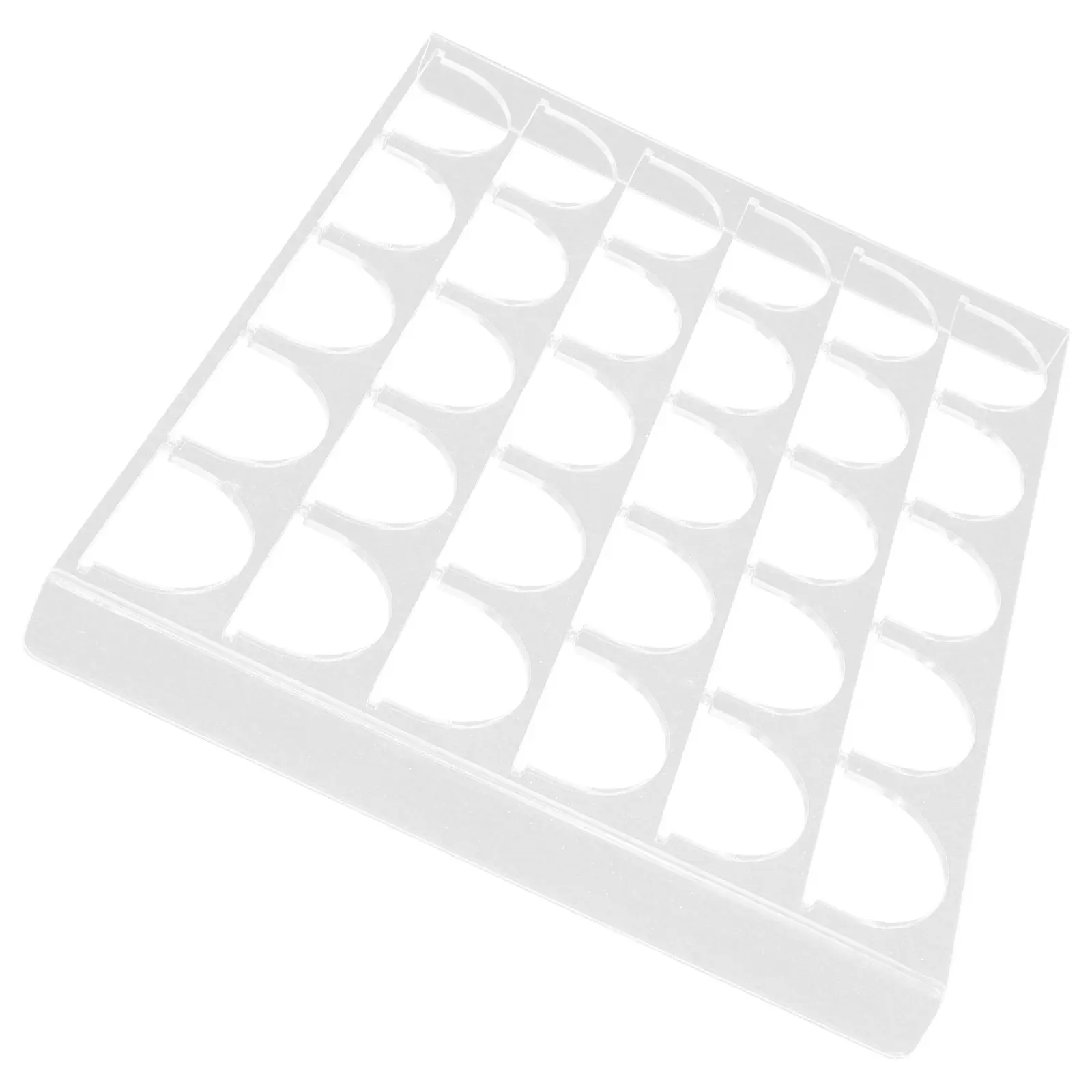 Capsule 30 Cells Acrylic Coffee Pod Rack Transparent Coffee Station ganizer Storage ganizer For Kitchen Drawer Display