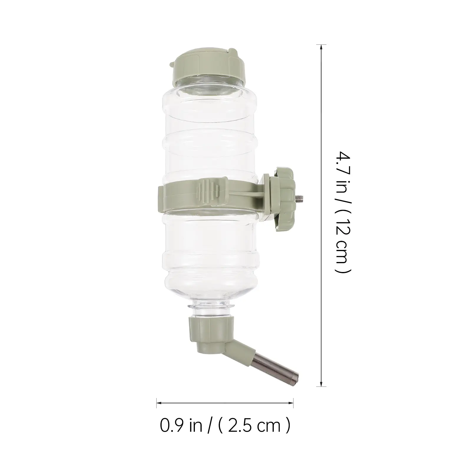 473ml Pet Water Dispenser Automatic Feeder Leak Proof Rabbit Drinker Green Color Cat Bowl Dog Supplies Hanging Design Pet