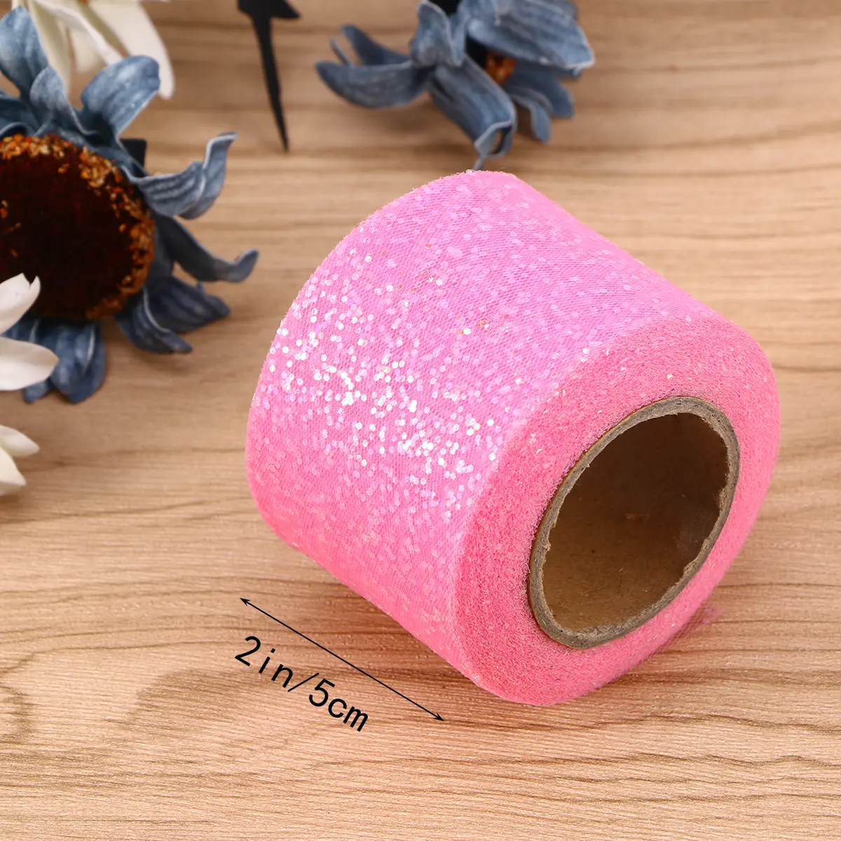 Colorful Glitter Mesh Yarn Ribbon Roll DIY Hair Accessories Pettiskirt Yarn Skirt Ribbon Christmas Holiday Ribbon Swirl She