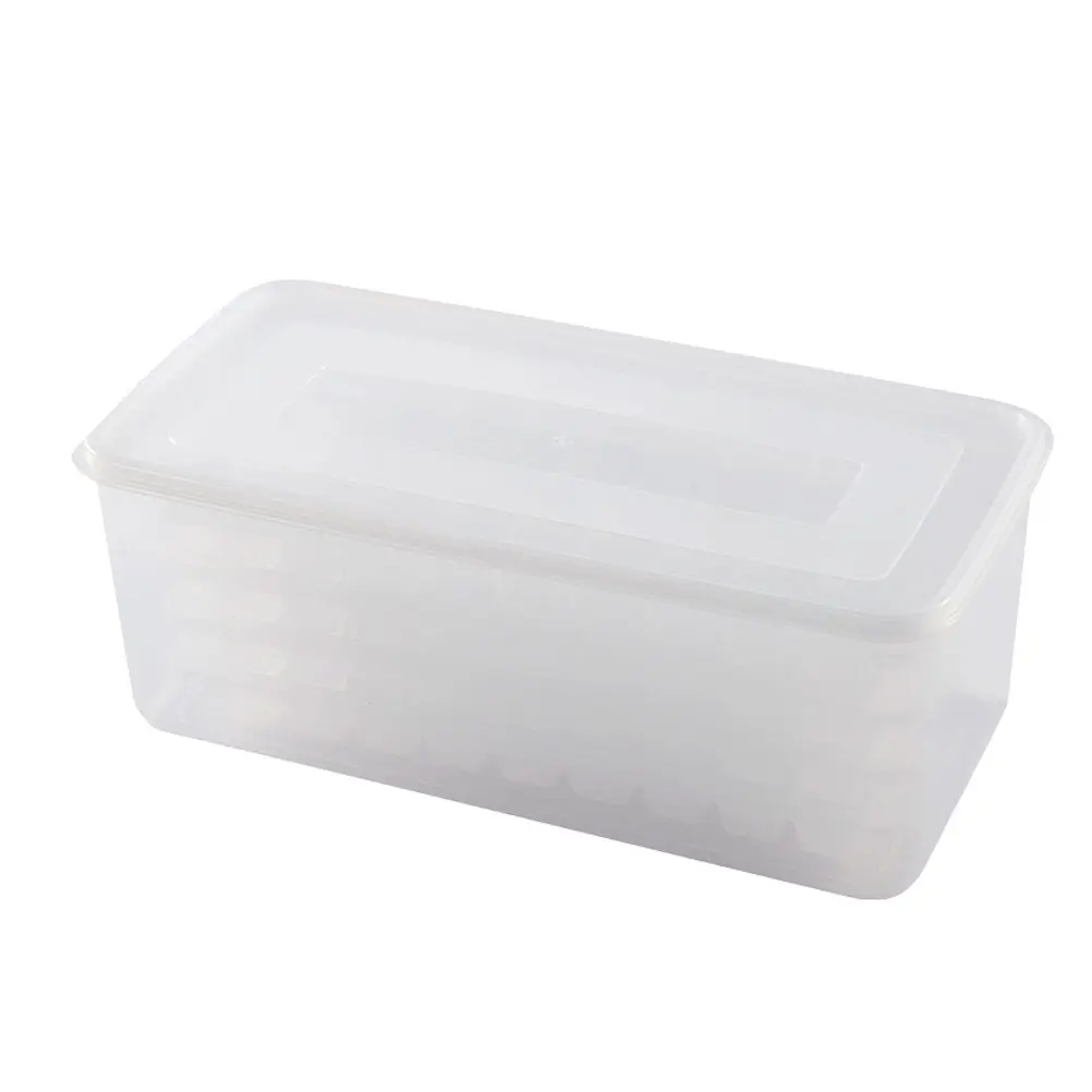 Ice Tray Mold Square DIY Tool Food Grade PP Cube Maker Cool Odorless Storage Box Large Capacity Easy Clean Tear
