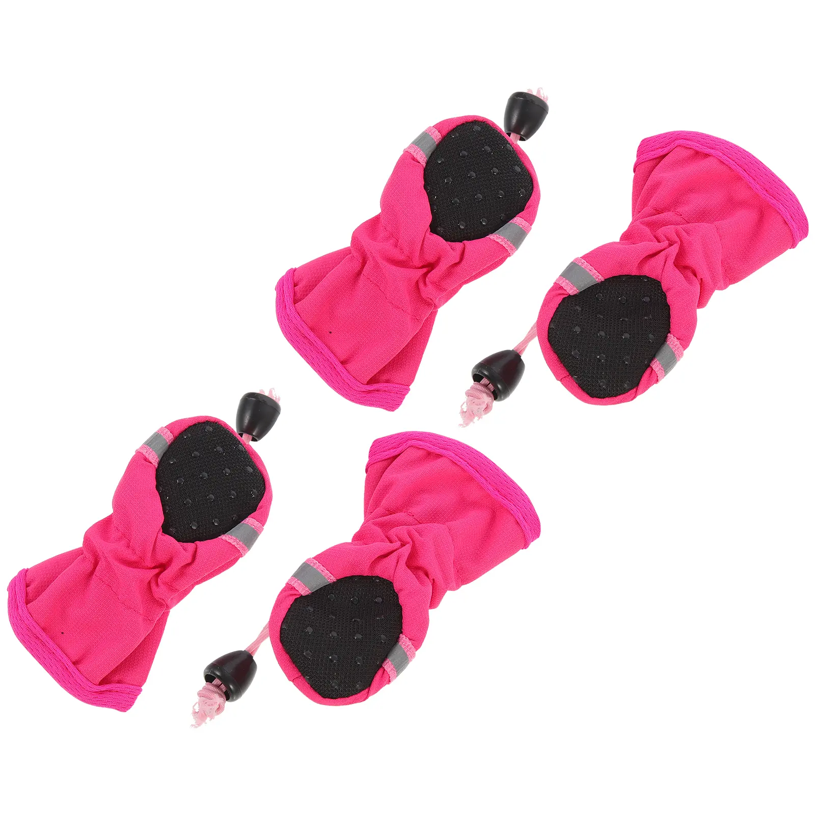 4pcs Dog Shoes Waterproof Rubber Boots for Hot Pavement Outdoor Pet Sneakers Protect Paws Dirt Stones Scratches Fashion Doggy