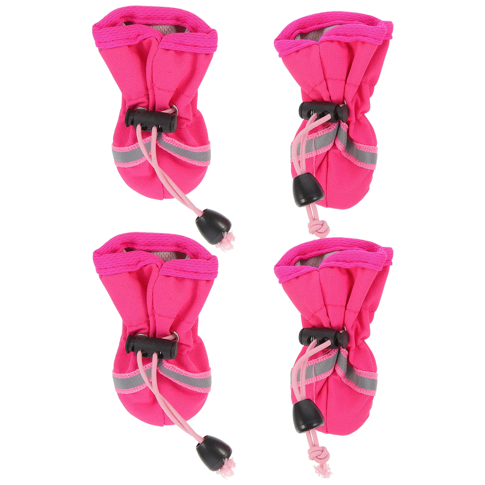 4pcs Dog Shoes Waterproof Rubber Boots for Hot Pavement Outdoor Pet Sneakers Protect Paws Dirt Stones Scratches Fashion Doggy