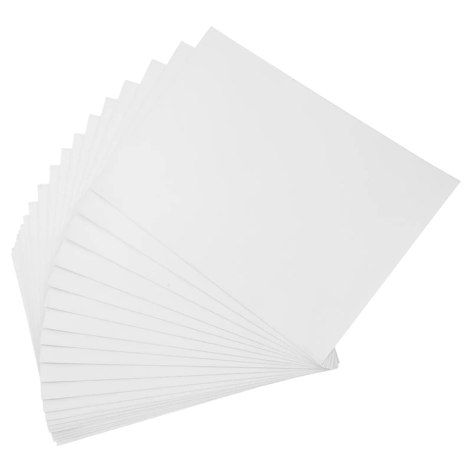 22 Sheets Holographic Stickers Fabric Printer Paper Film Label Matte Photo Blank for Printing Clear