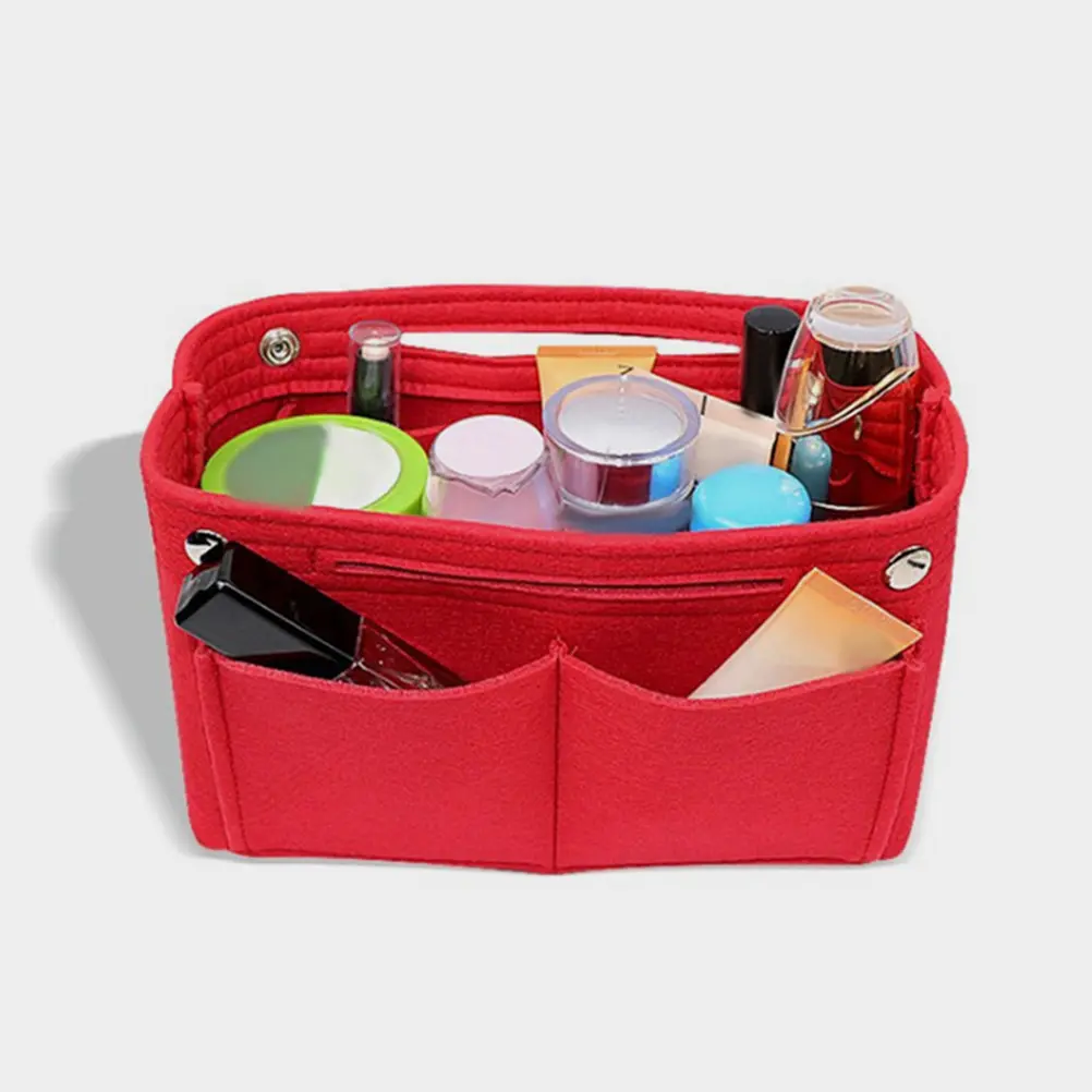 Felt Purse ganizer Insert Multi Pockets Handbag Tote Bag Liner Large Capacity Bag Premium Material Storage Solution