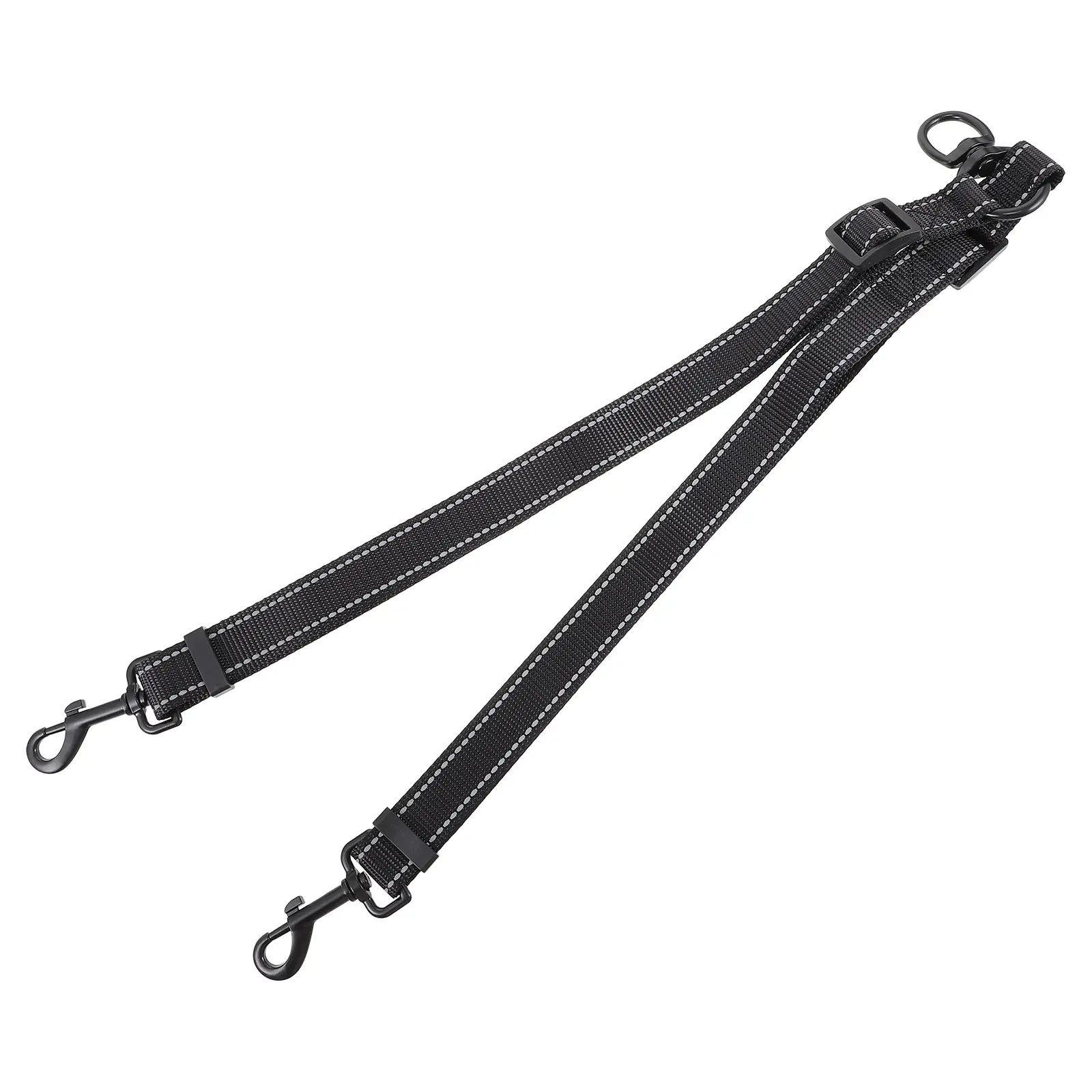 Two Headed Dog Leash Double Pet Leashes Wear Resistant Adjustable Long Portable Nylon Outdoor Training Safety Collar Harness Dog