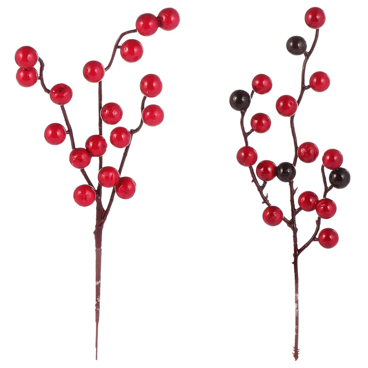 Artificial Berries Red Christmas Artificial Berries Decor Berry String Party AccessoriesFaux Flowers Holiday nament