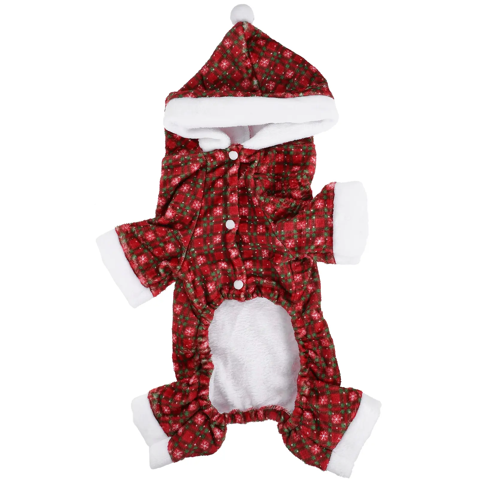 Dog Christmas Pet Skirt Pets Dog Christmas Dress Clothes Festival Holiday Pet Skirt Costume Warm Jacket Size L Red