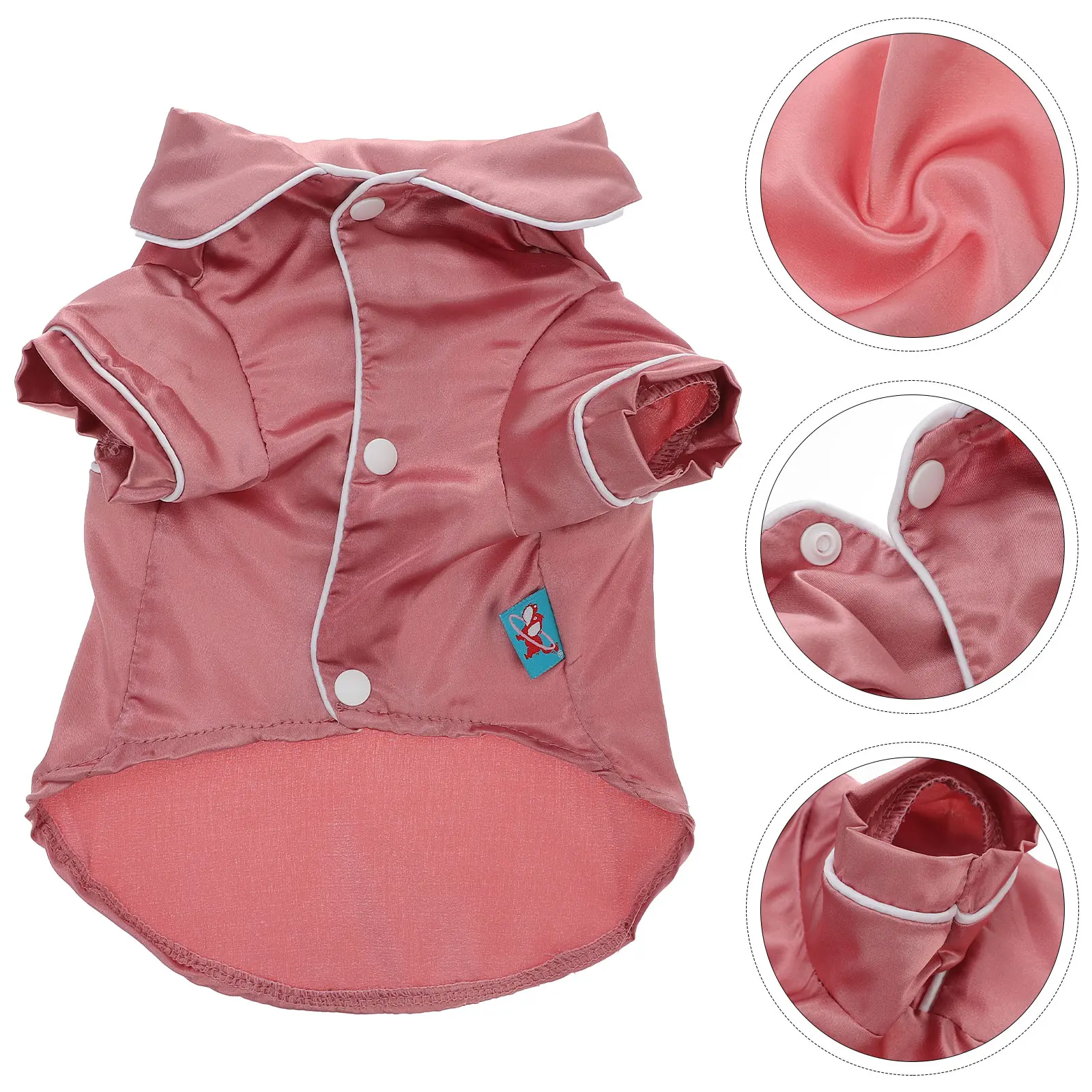 Pet Silky Robe Sleepwear XL Dog Clothes Warm Breathable Cotton Costume Pajamas Puppy Christmas Pet Supplies Dog Vest