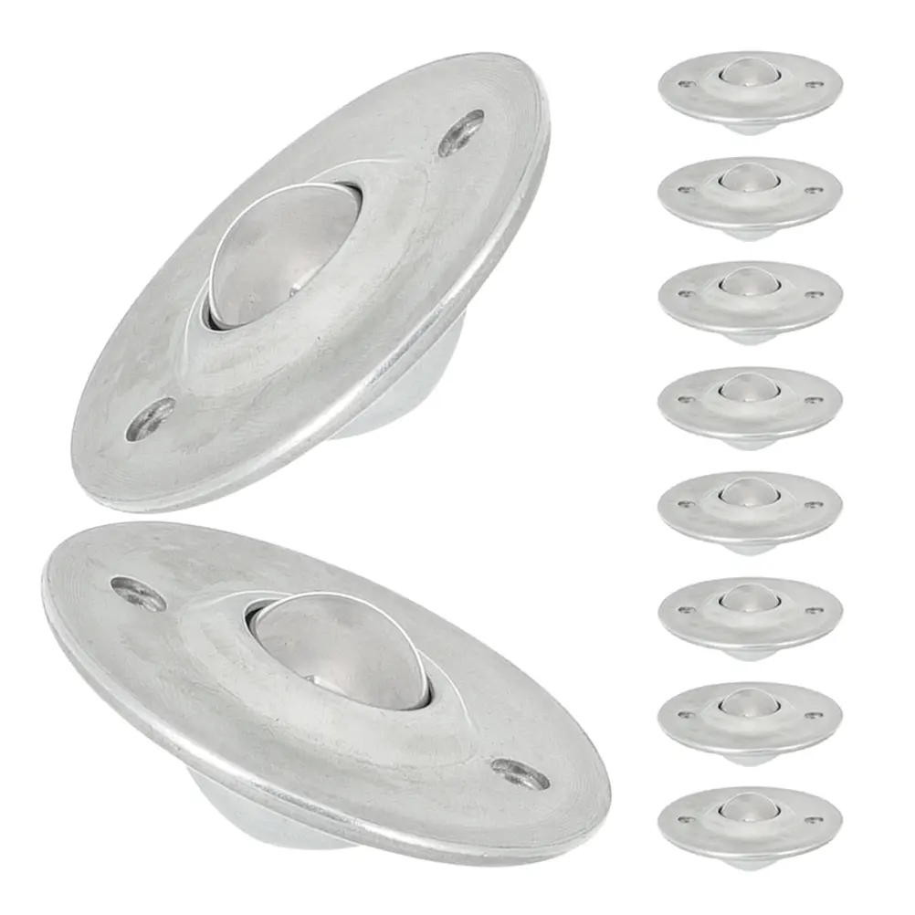 10pcs Universal Ball Bearings Caster Wheels Transfer Roller Units Steel Swivel Furniture Casters Ball Transfer Roller Industrial