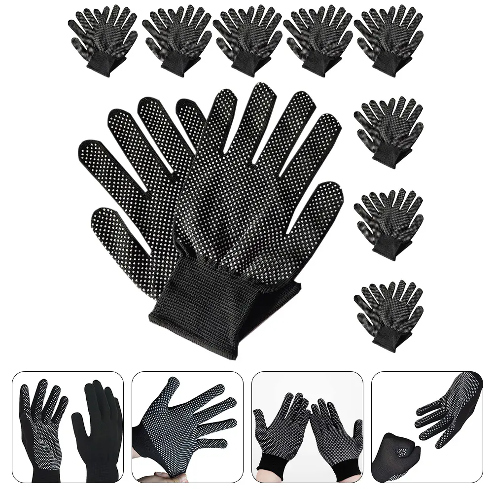 10 Pairs for Gardening Outdoor Mitten Outdoor Anti Non Slip Gloves Static Gardening Gloves Mittens