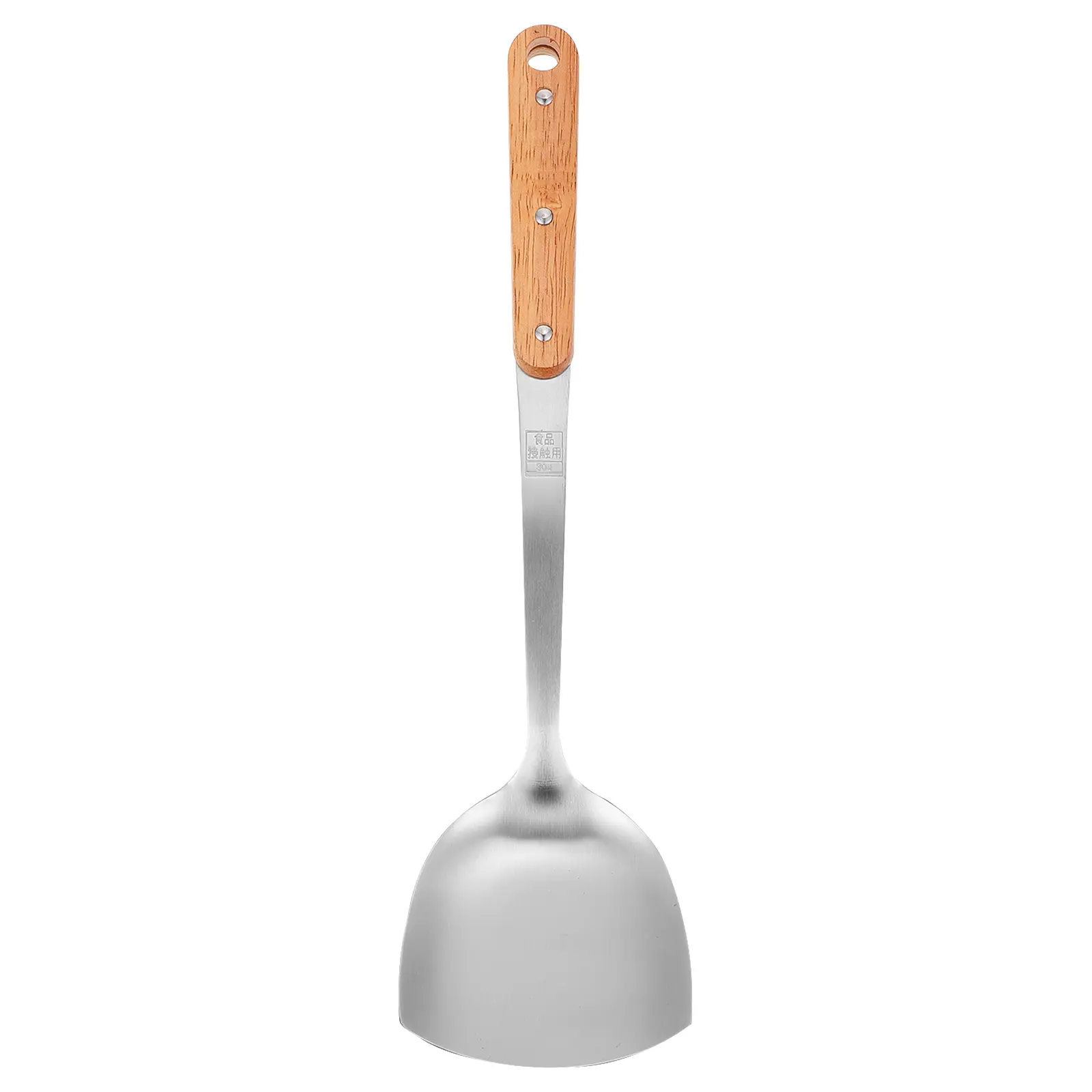 Kitchen Supplies Stainless Steel Spatula Soup Spoon Slotted Fish Log Serving Utensils