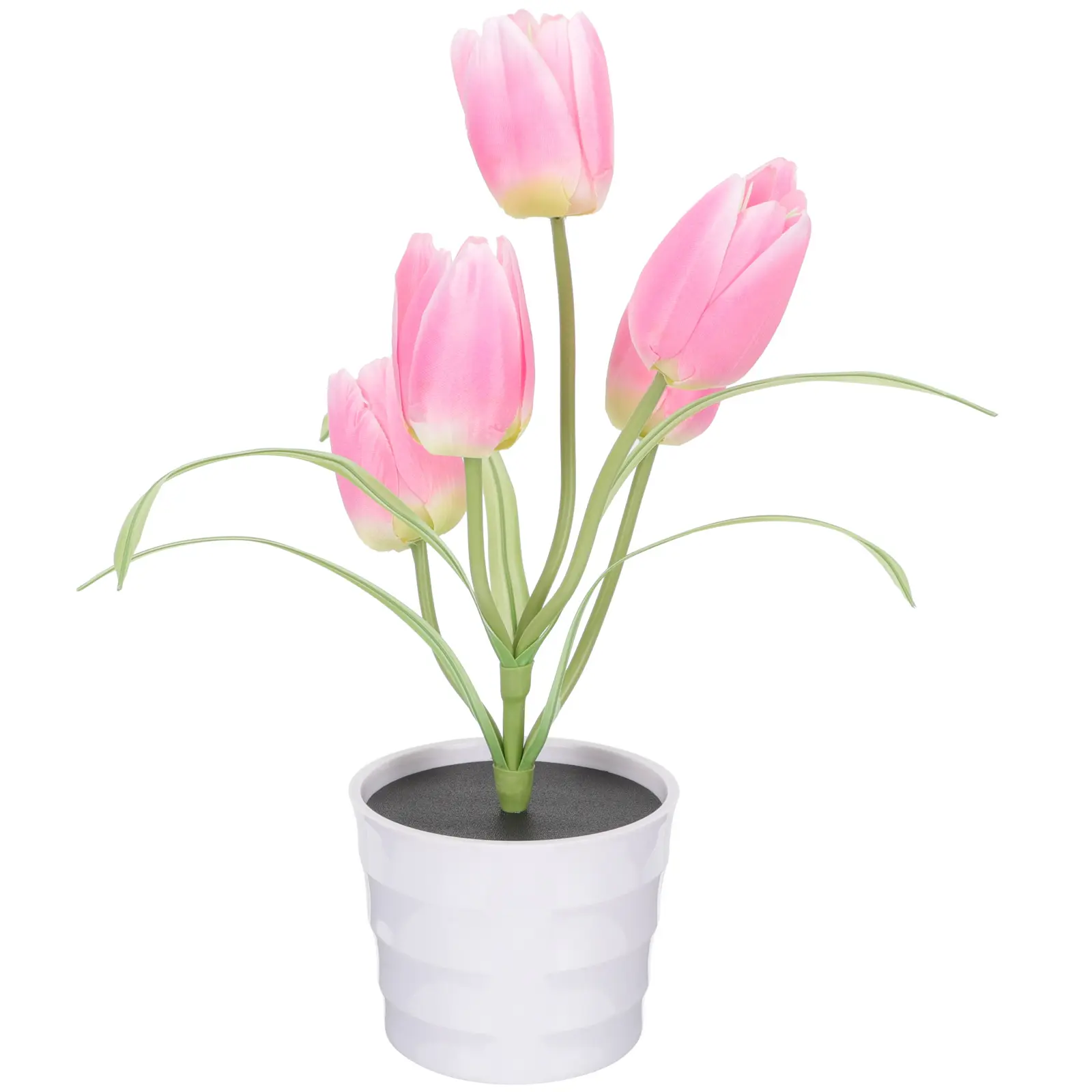 Solar Tulip Lights Waterproof Silk LED Outdoor Decor Garden Fairy Light Decoration Holiday Lighting Solar Flowers