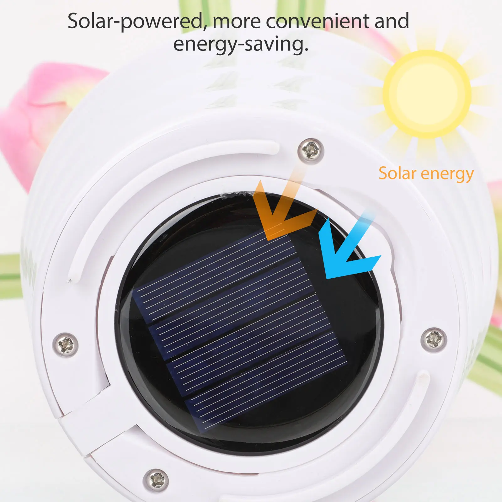 Solar Tulip Lights Waterproof Silk LED Outdoor Decor Garden Fairy Light Decoration Holiday Lighting Solar Flowers