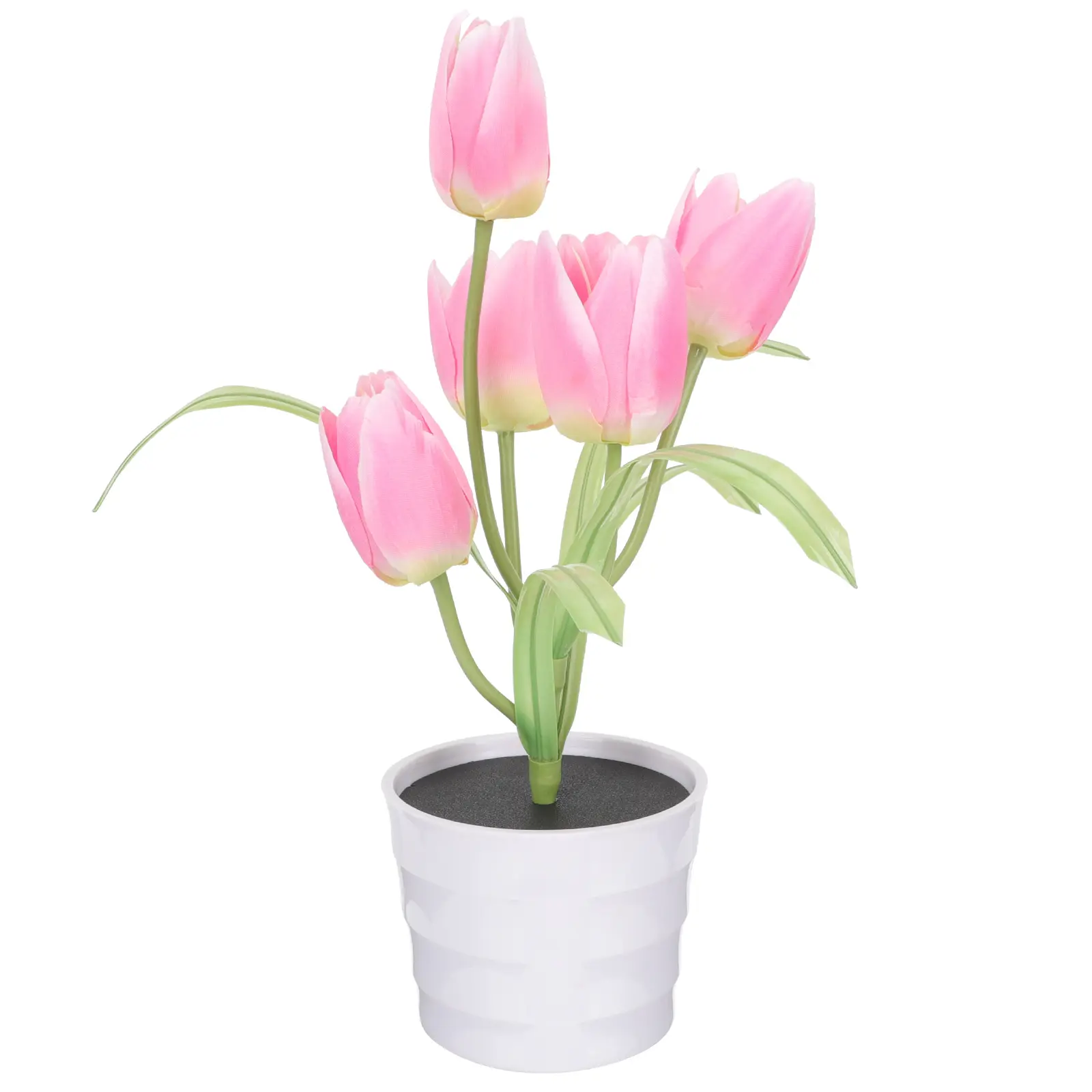 Solar Tulip Lights Waterproof Silk LED Outdoor Decor Garden Fairy Light Decoration Holiday Lighting Solar Flowers