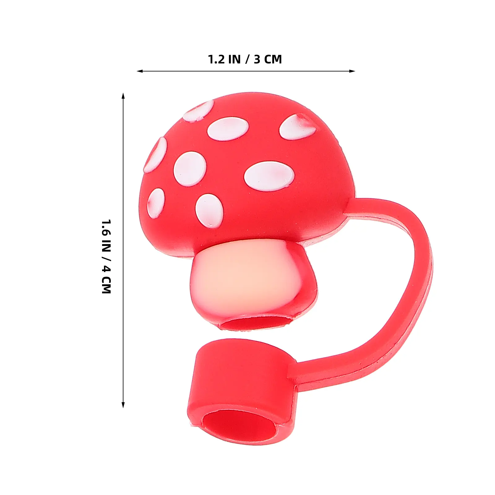 6pcs Silicone Cover Cute Dust Cap Lids Pineapple Dolphin Decor Reusable Straw Tips Toppers Gel Straw Plugs Gifts