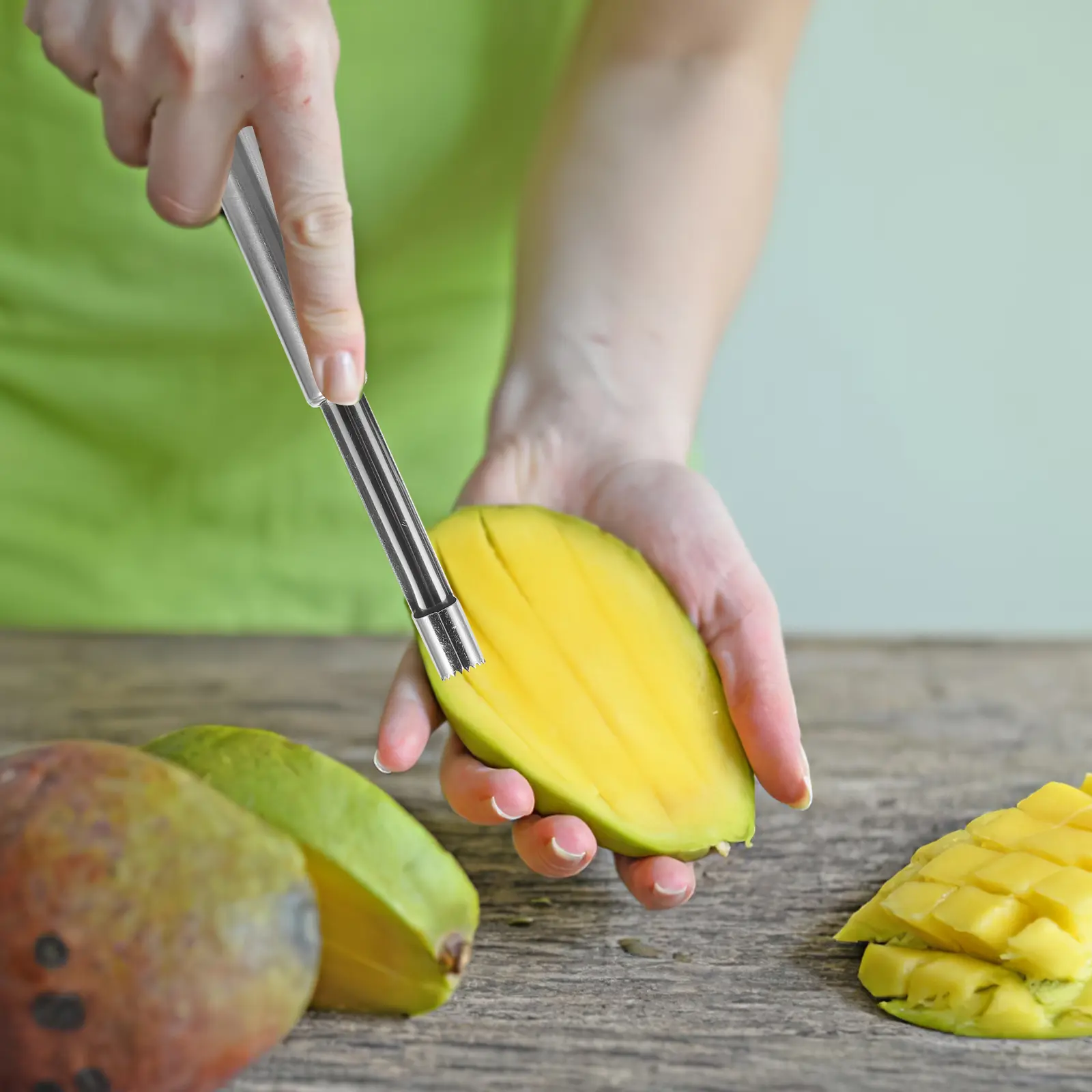 Stainless Steel Fruit Core Remover Multi Functional Jujube Corers Cherry Pit Extractor Kitchen Gadget Pineapple Slicer Tool