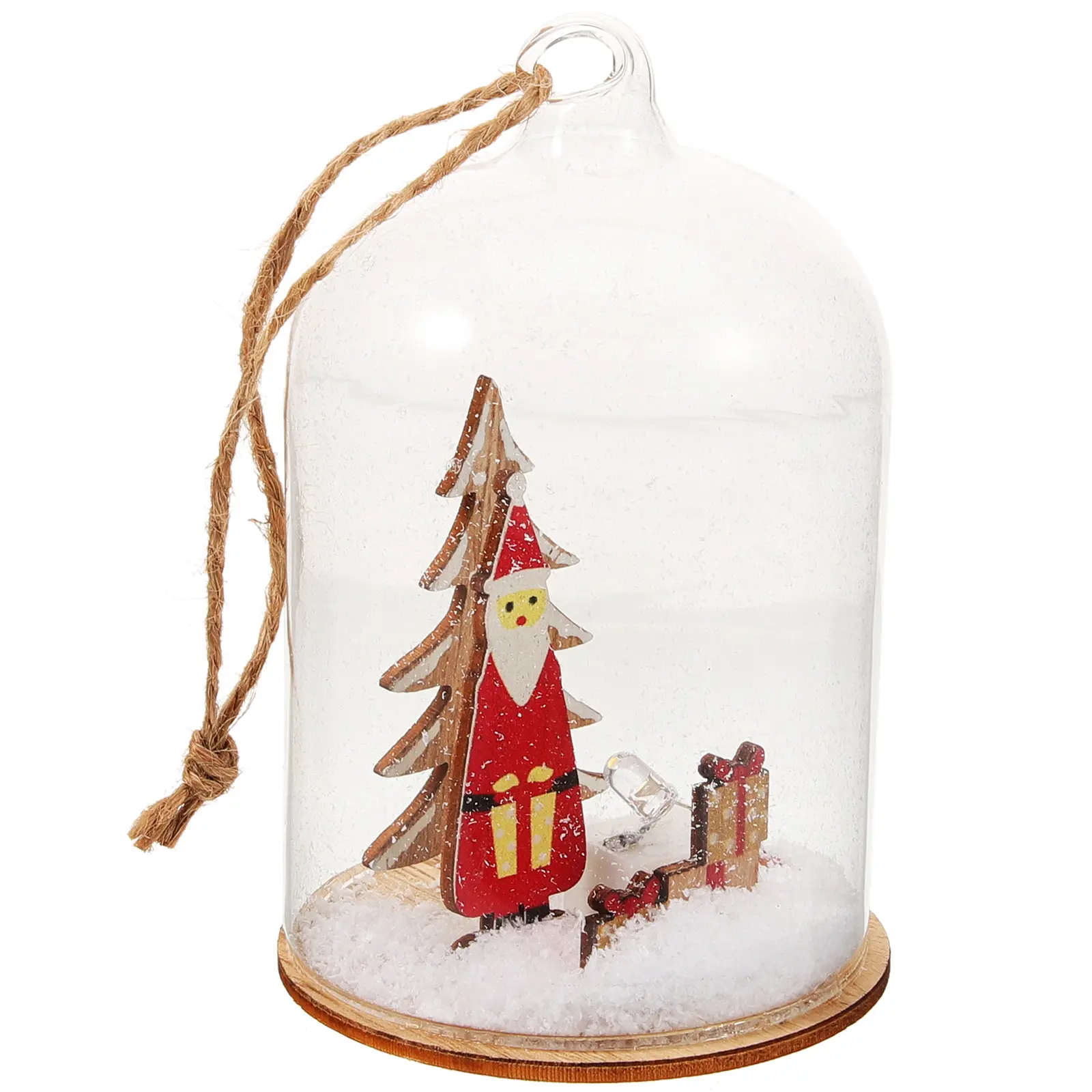 Glass Dome Lamp Micro L scape Decorative LED Lights Christmas nament Snowman Figurine Holiday Lighting Bedroom Living Room Home
