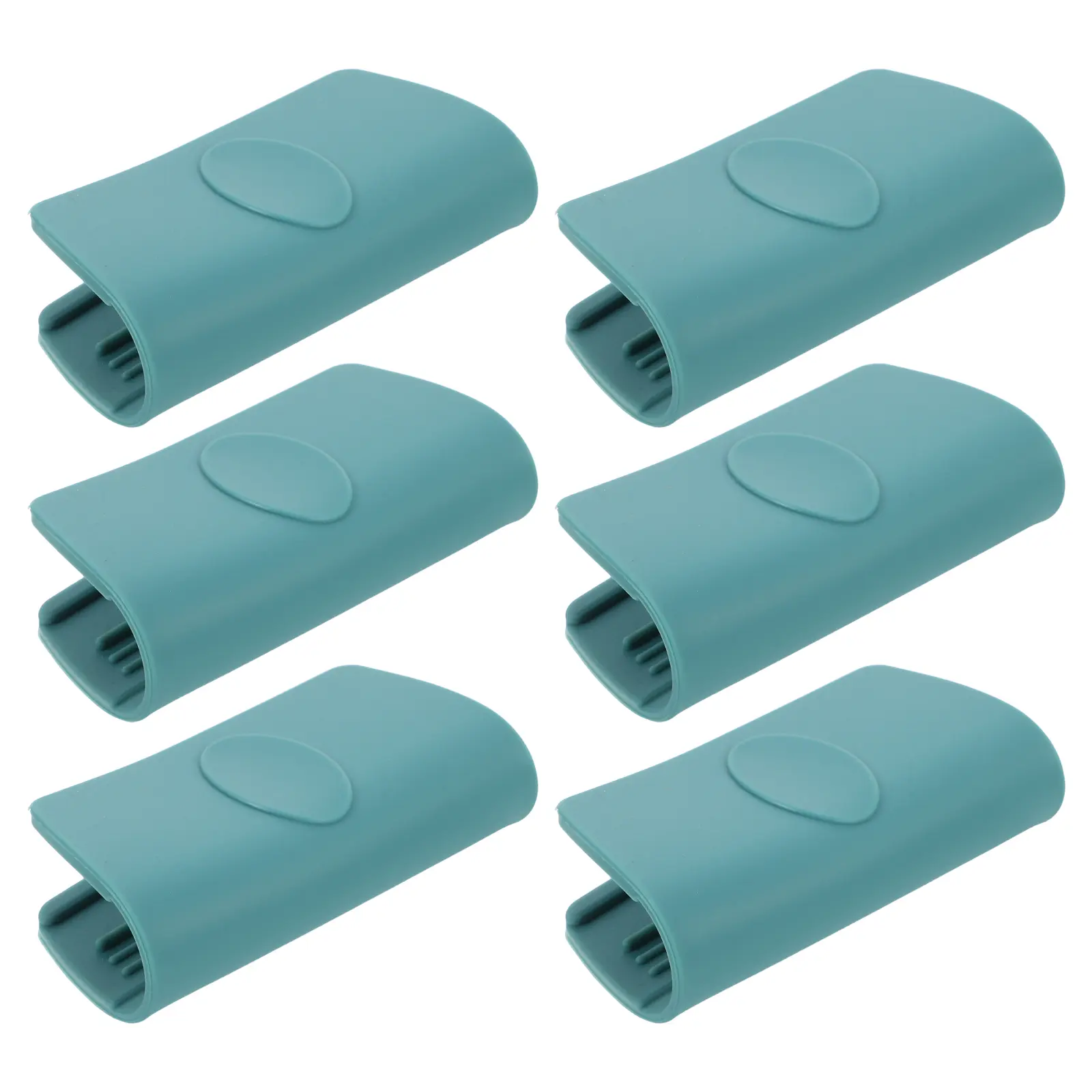 Silicone Pot Earrings Nonskid Handle Grips Cooker Cover Heat-resistant Kitchen Covers Portable Holder Sleeve Anti-slip