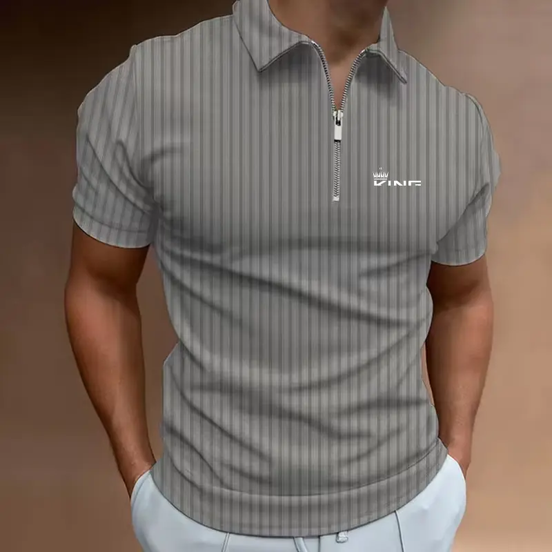 Polo Shirts Men Light luxury Brand PoloShirt,Summer Short Sleeve Tee Shirt Fashion Tops Quality Clothes Golf Wear Polyester