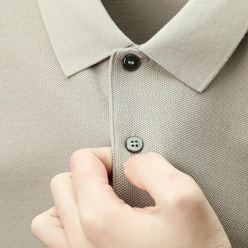 Men's 100% Cotton Polo Shirt - Summer Casual Breathable Tee,19 Colors,Ideal for Golf and Sports,Business Casual,Silk-Like Finish