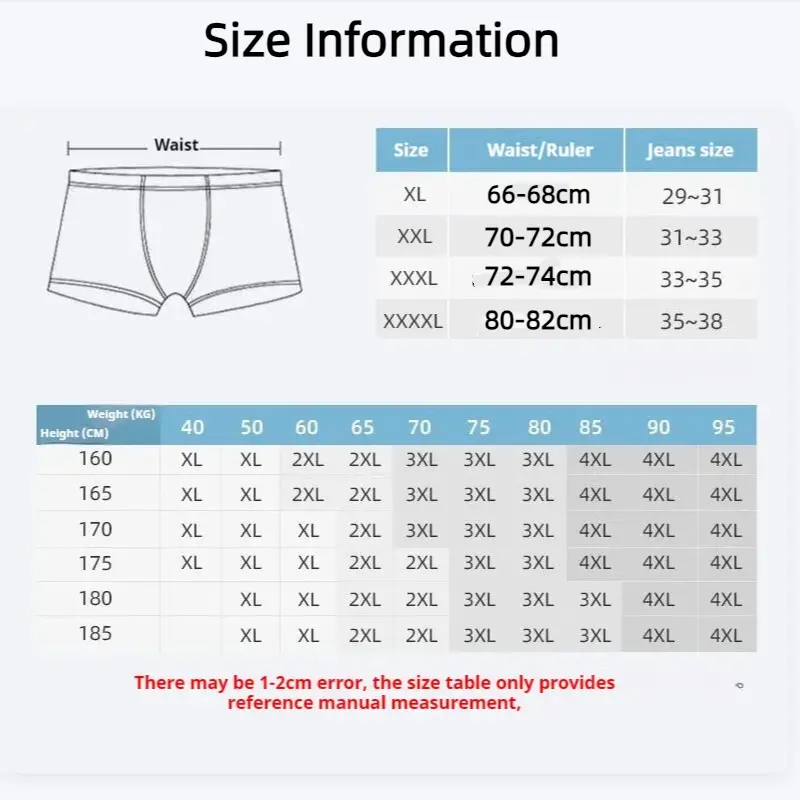 6Pcs Men's Sexy Underwear Boxers Mens Short Soft Comfortable Breathable Fashion Antibacterial Trunks Fitness Running Man Shorts