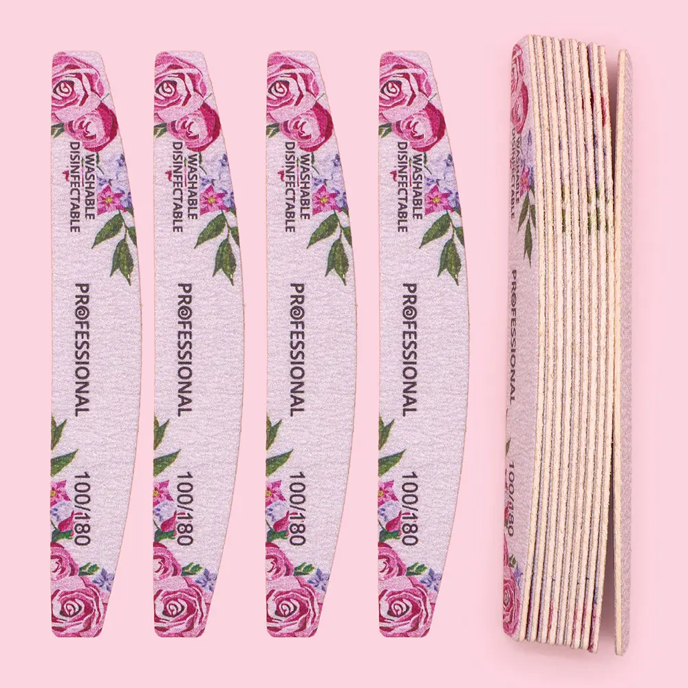 5/10/50pcs Ultra thin Nail File Professional Nail Art Sanding Buffer Files Double Side For Manicure Pedicure UV Gel Tips