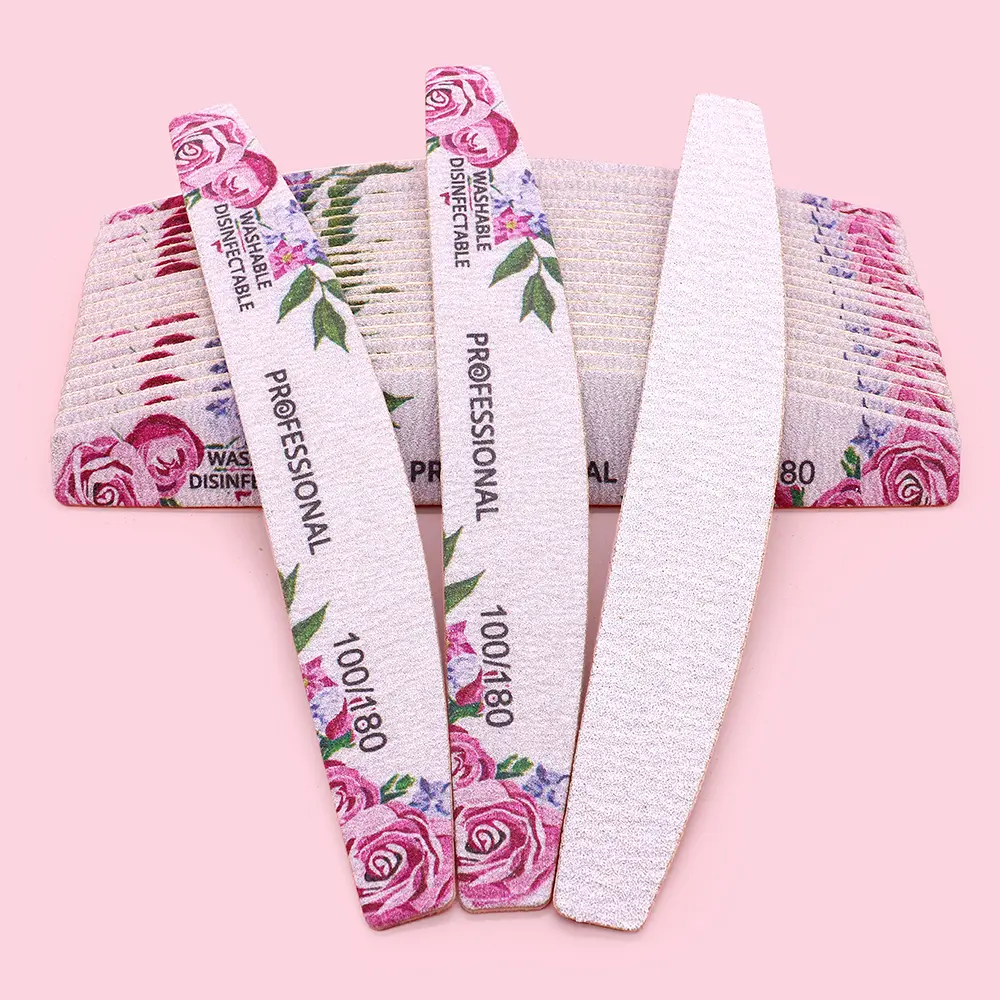 5/10/50pcs Ultra thin Nail File Professional Nail Art Sanding Buffer Files Double Side For Manicure Pedicure UV Gel Tips