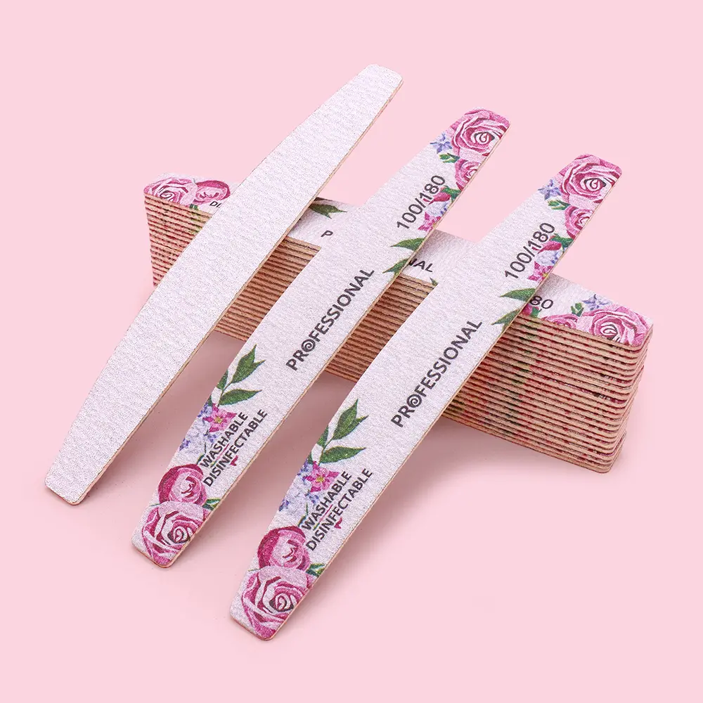 5/10/50pcs Ultra thin Nail File Professional Nail Art Sanding Buffer Files Double Side For Manicure Pedicure UV Gel Tips