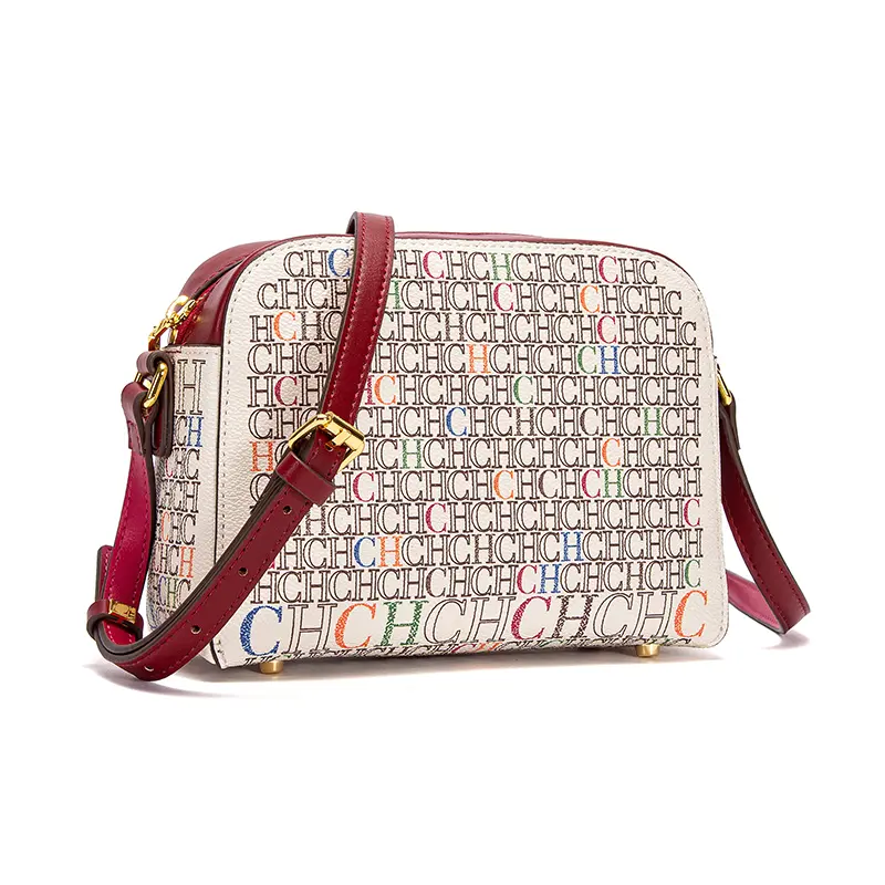 CH Women's Crossbody Bag Letter Print Design Simple Fashion Style Women's Shoulder Bag Large Capacity Versatile Commuter Bag