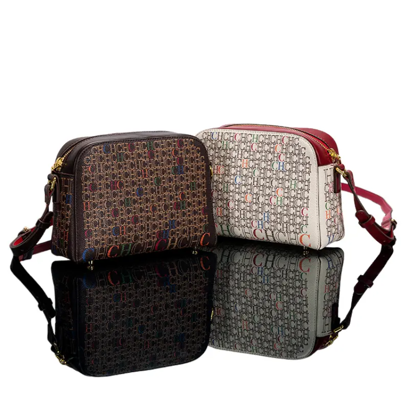 CH Women's Crossbody Bag Letter Print Design Simple Fashion Style Women's Shoulder Bag Large Capacity Versatile Commuter Bag