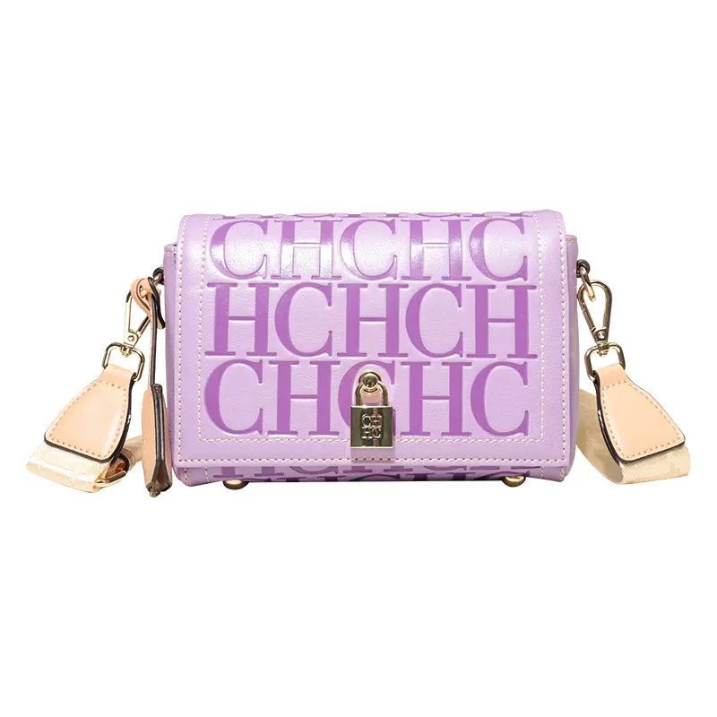 CH Solid Colour Printed Head Bag Women's Shoulder Bag Luxury Brand Fashion Design Model Metal Accessories Women's Crossbody Bag