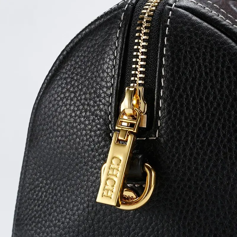 CH Ladies Large Capacity Handbag Pure Colour Simple Design Ladies Shoulder Classic Letter Printing Design Ladies Crossbody Bag