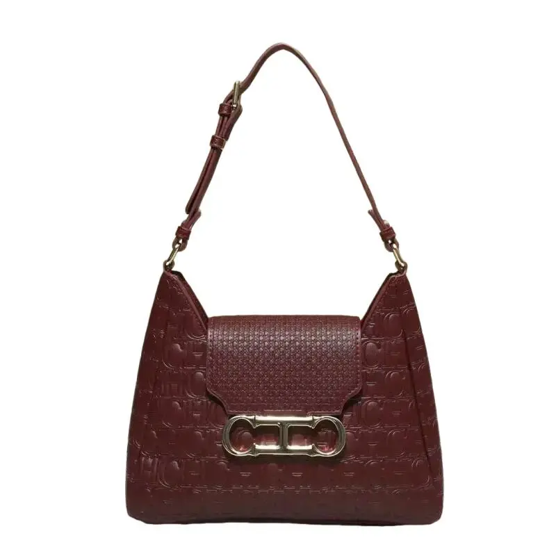 CH Luxury Brand Hardware Buckle Ladies Handbag Cell Phone Bag Adjustable Embossed Letter Fashion Ladies Shoulder Bag
