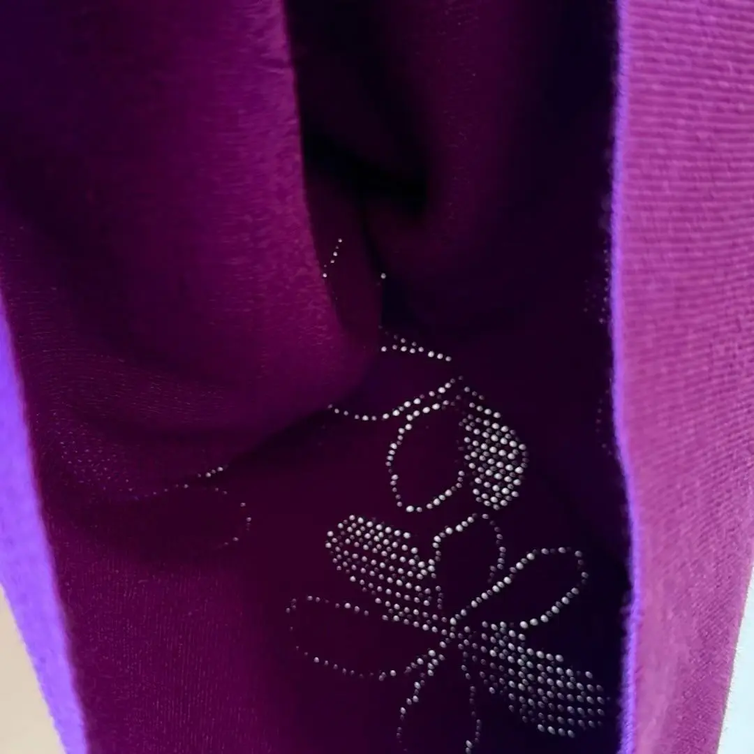 CH High Quality Casual Pure Purple Sparkling Embellished Floral Design Children's Dress Girls Play Costume Holiday Gifts