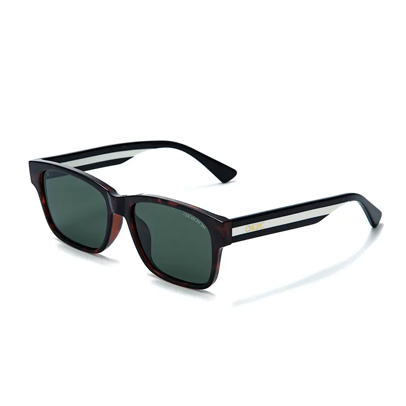 CH High-Quality Versatile Square Frame Casual Style Adult Sunglasses with a Premium Fashion Gradient Leg Style Sunglasses
