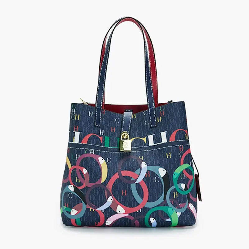 CH Shoulder Bag Can Be Crossbody High Brand Classic Pattern Letter Design Quality Elegant Fashion Women's Bag Large Capacity