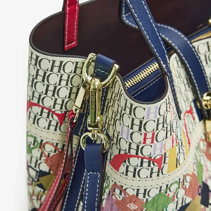CH Shoulder Bag Can Be Crossbody High Brand Classic Pattern Letter Design Quality Elegant Fashion Women's Bag Large Capacity
