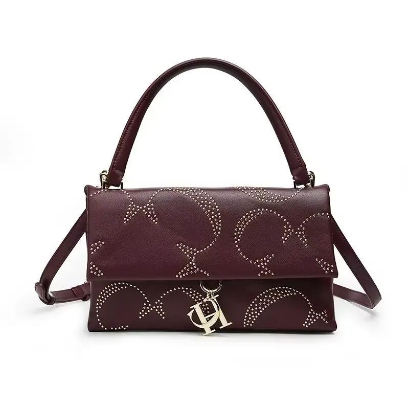 CH Luxury Women's Crossbody Bag Classic Gold Chain Hardware Accessories Women's Leather  Fashion Designer Women's Shoulder Bag