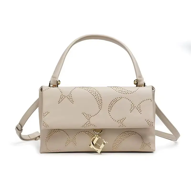 CH Luxury Women's Crossbody Bag Classic Gold Chain Hardware Accessories Women's Leather  Fashion Designer Women's Shoulder Bag
