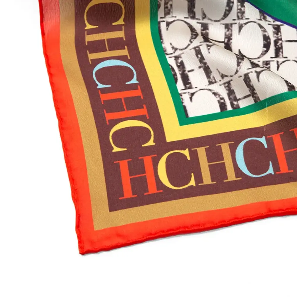 CH Square Scarf High-grade Multi-functional Square Scarf Ladies Long Silk High-grade Scarf Versatile Daily Universal