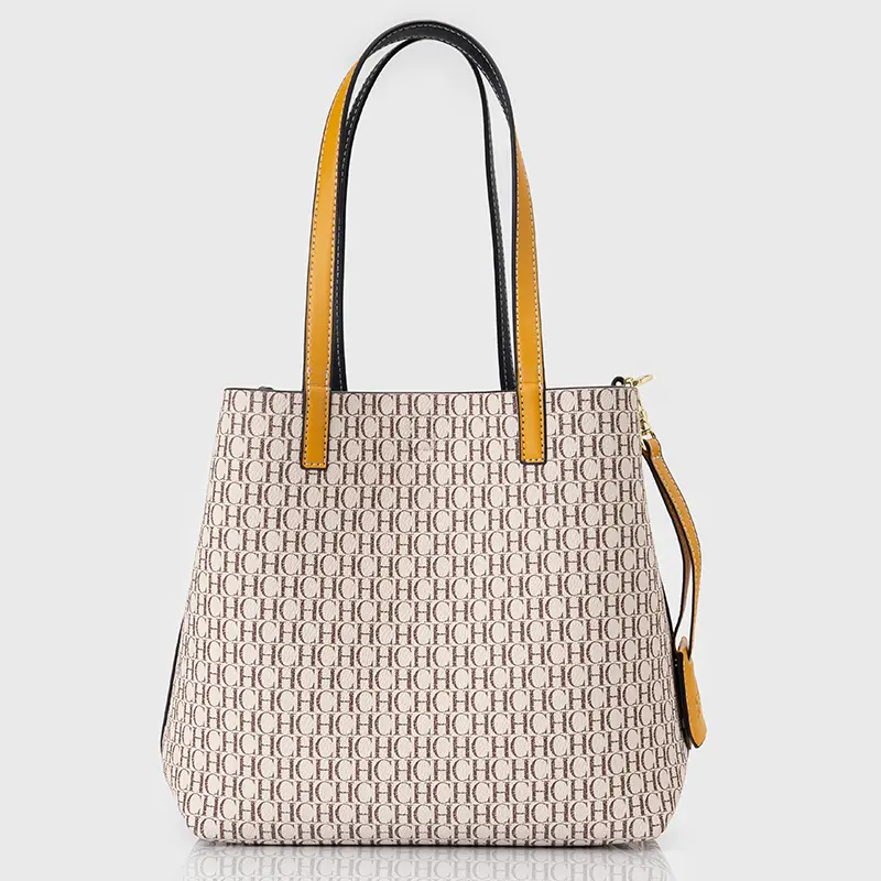 CH Women's Bag Shoulder Bag Elegant Light Luxury Practical With Bags Pure Color Simple Large Capacity Casual Resistant Brand