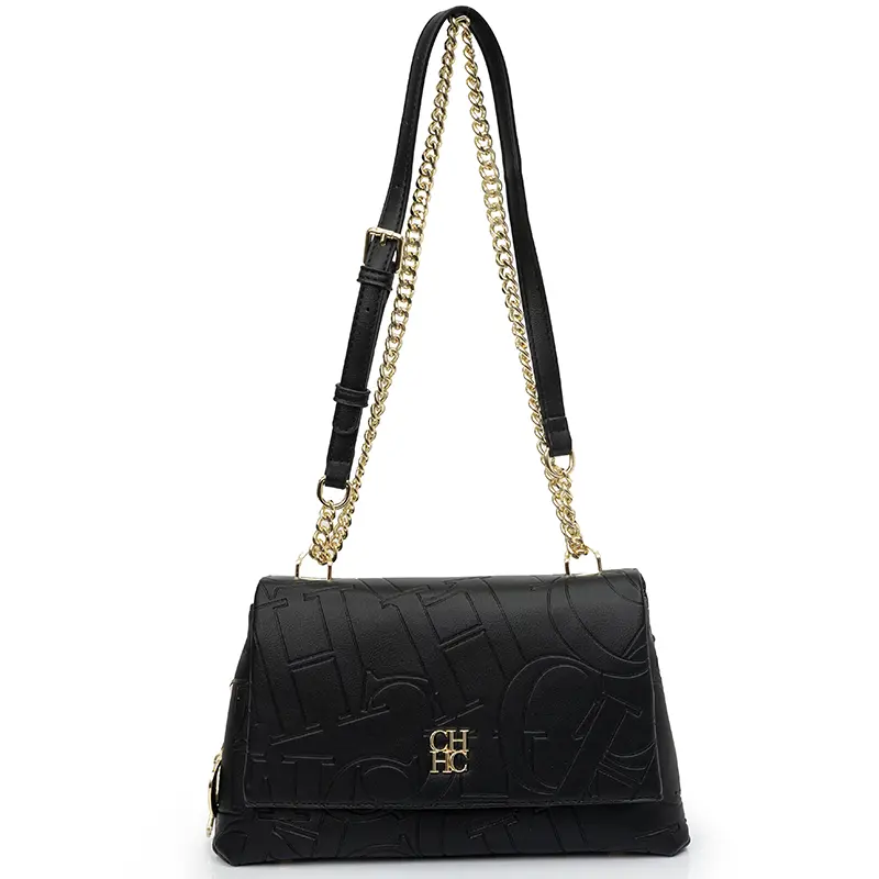CH High Quality Leather PU Material Women's Shoulder Bag 2025 New Brand Fashion and Versatile Large Capacity Women's Chain Bag