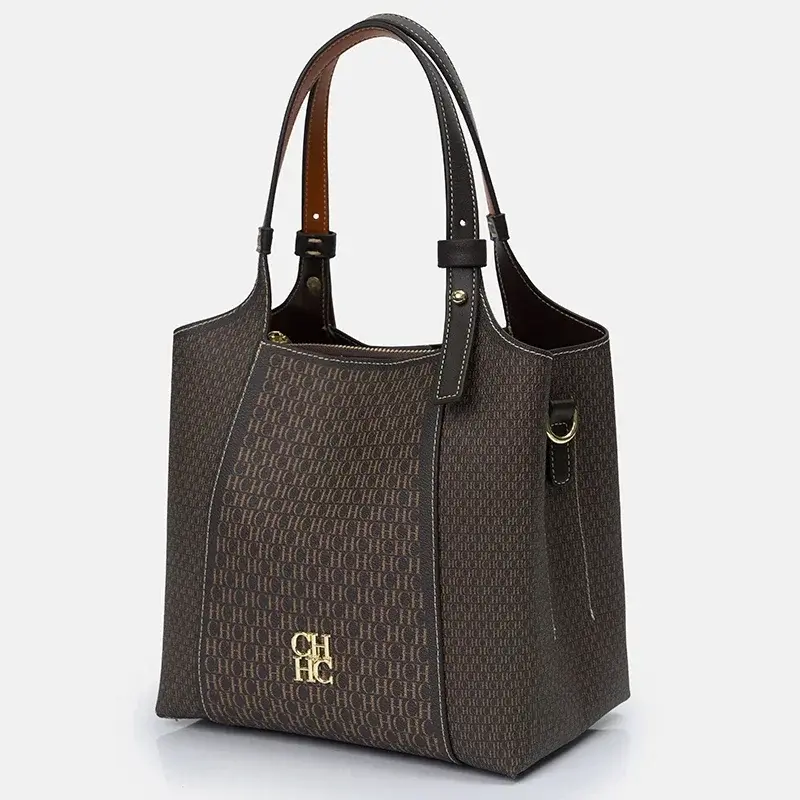 CH Fashion Light Luxury Brand Large Capacity Women's Tote Bag Multi-functional Letter Print Design Handbag