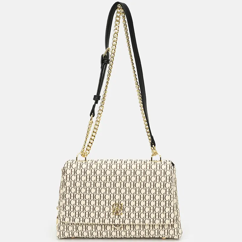 CH High Quality Leather PU Material Women's Shoulder Bag 2025 New Brand Fashion and Versatile Large Capacity Women's Chain Bag