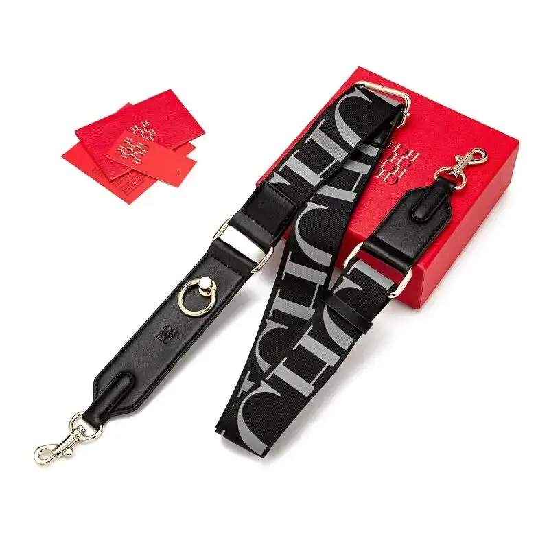 CH Women's Portable Shoulder Strap Fashion Luxury Brand Retro Classic Jacquard Texture Luggage Accessories Luggage Accessories