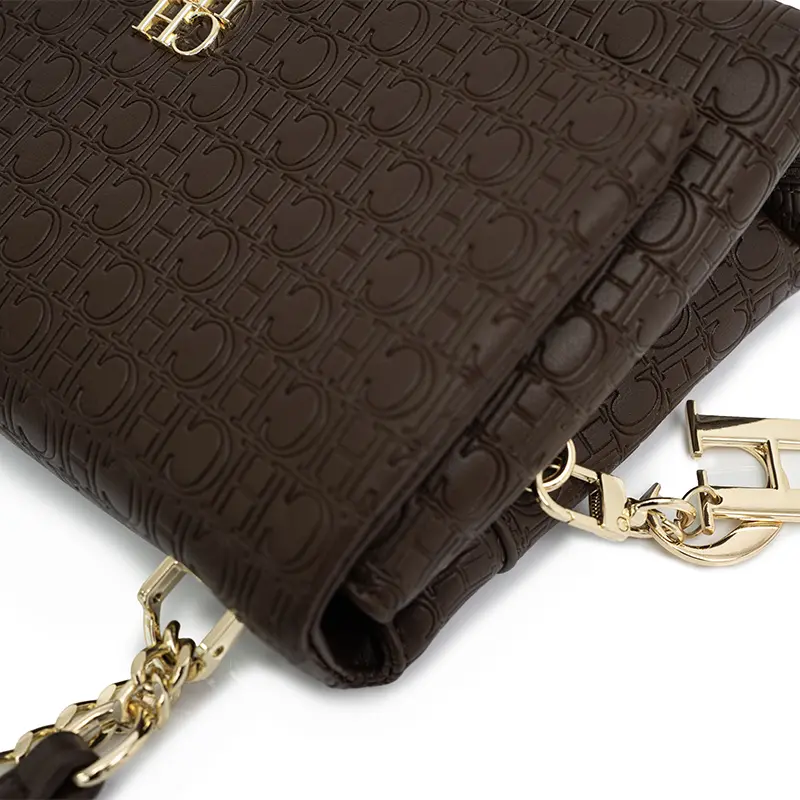 CH High Quality Leather PU Material Women's Shoulder Bag 2025 New Brand Fashion and Versatile Large Capacity Women's Chain Bag