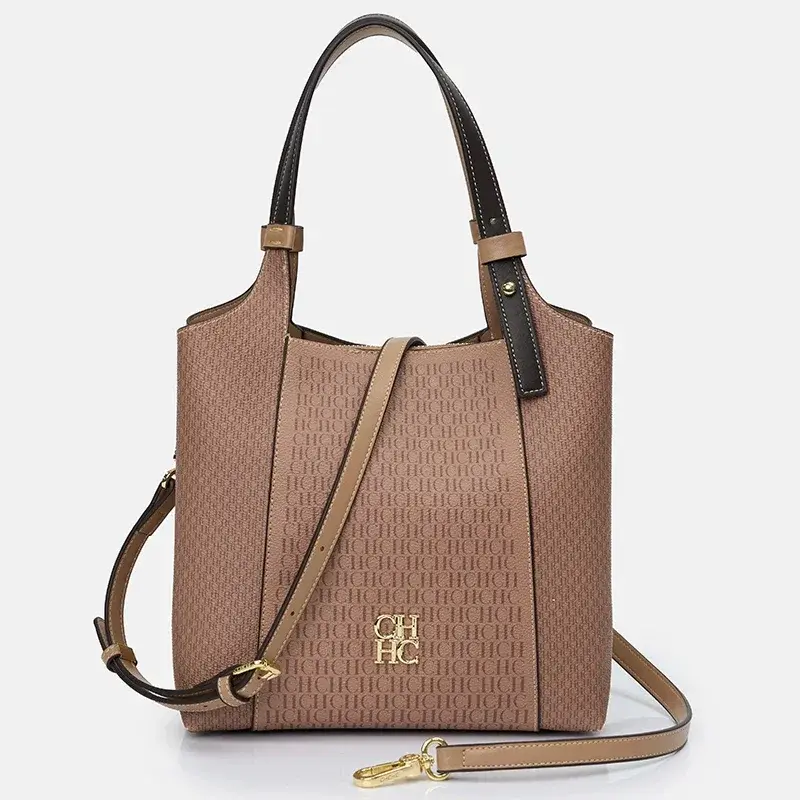 CH Fashion Light Luxury Brand Large Capacity Women's Tote Bag Multi-functional Letter Print Design Handbag